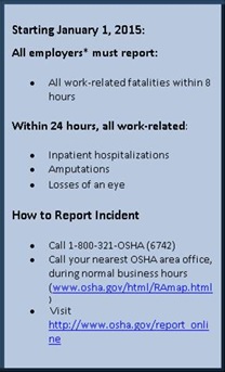 OSHA New OSHA Requirements