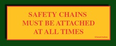 Available Now New Safety Chains Decal