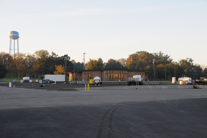 Exterior of Agricultural Incidents Training Center and parking lot with scenarios LaVergne Front