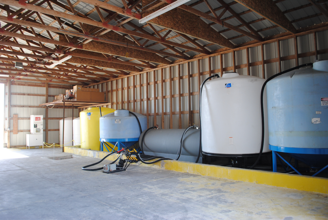 The Ford B. West Center for Responsible Agriculture Bulk Pesticide Containment Area Asmark Institute in Owensboro, KY
