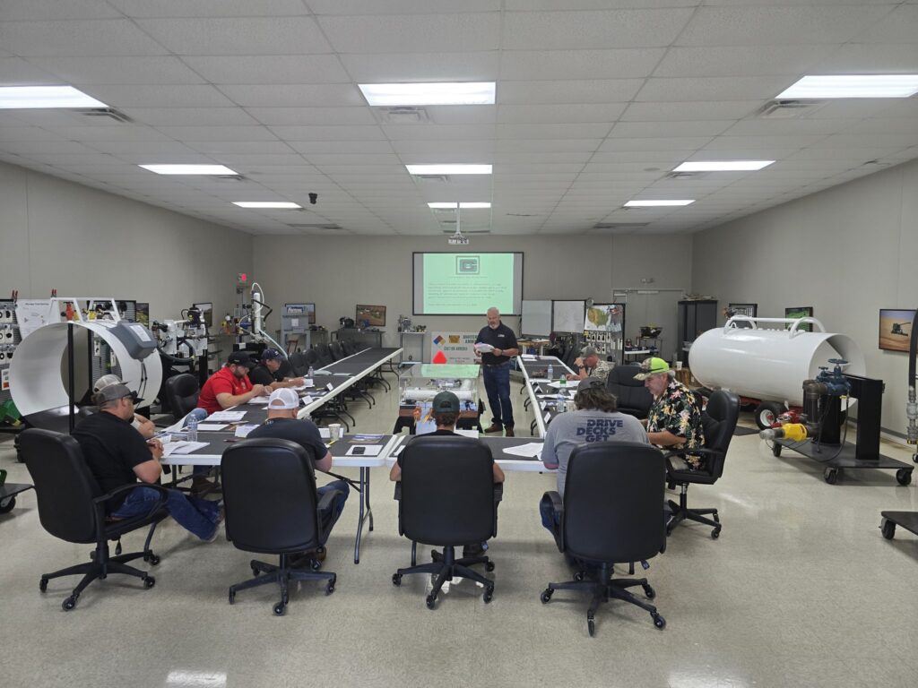 Technicians in a classroom