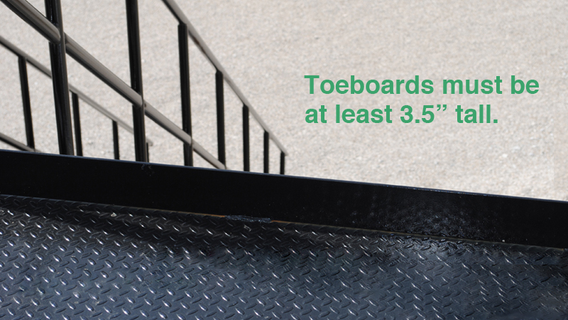Kick Board Railing Railings and Toe Boards - Asmark Institute